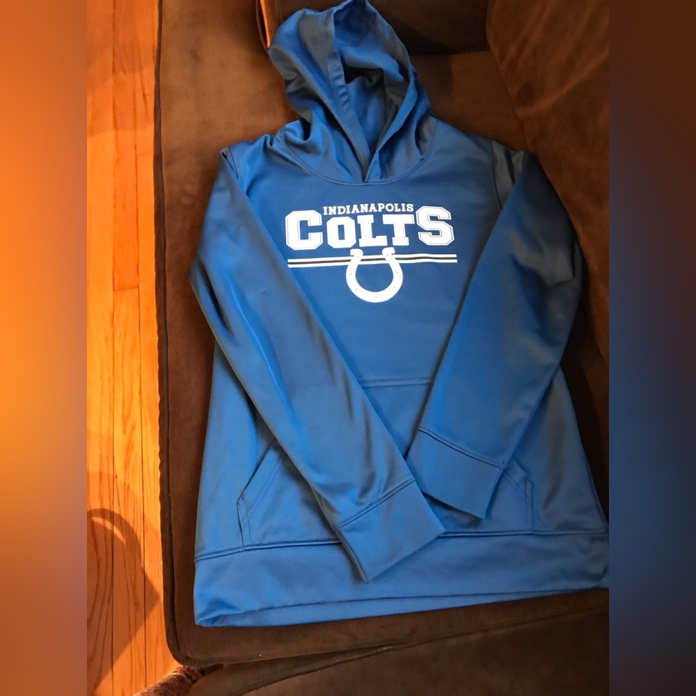 Youth NFL Team Apparel Indianapolis Colts Hoodie Size 14